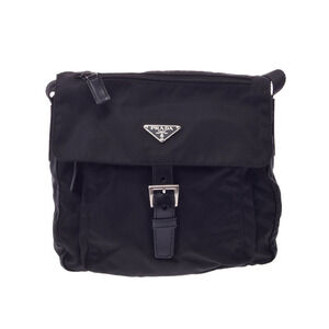 Prada shoulder bag black nylon card
